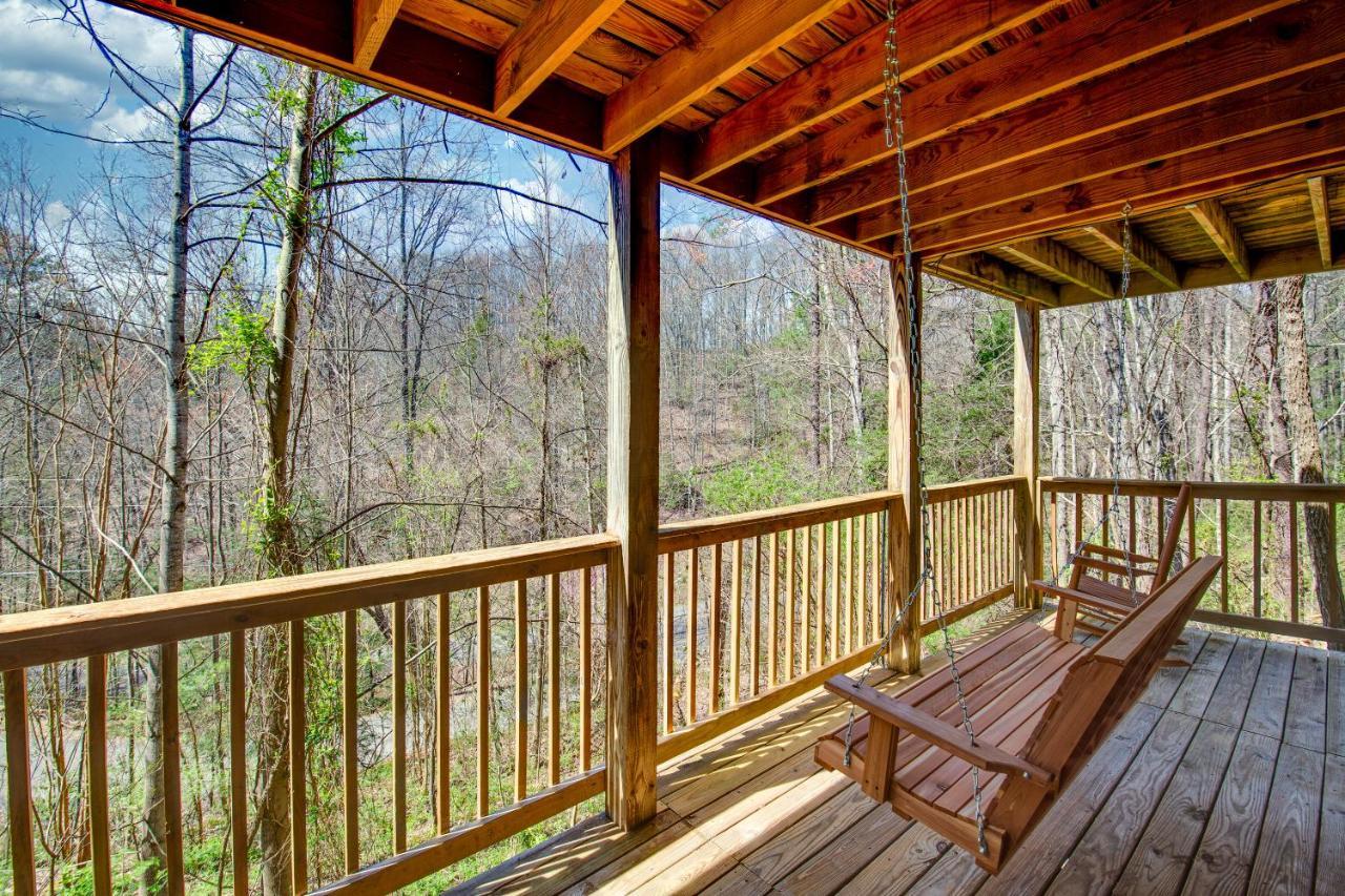 North Ridge Place Brand New Log Cabin With Hot Tub Great Location Севьервилл Экстерьер фото