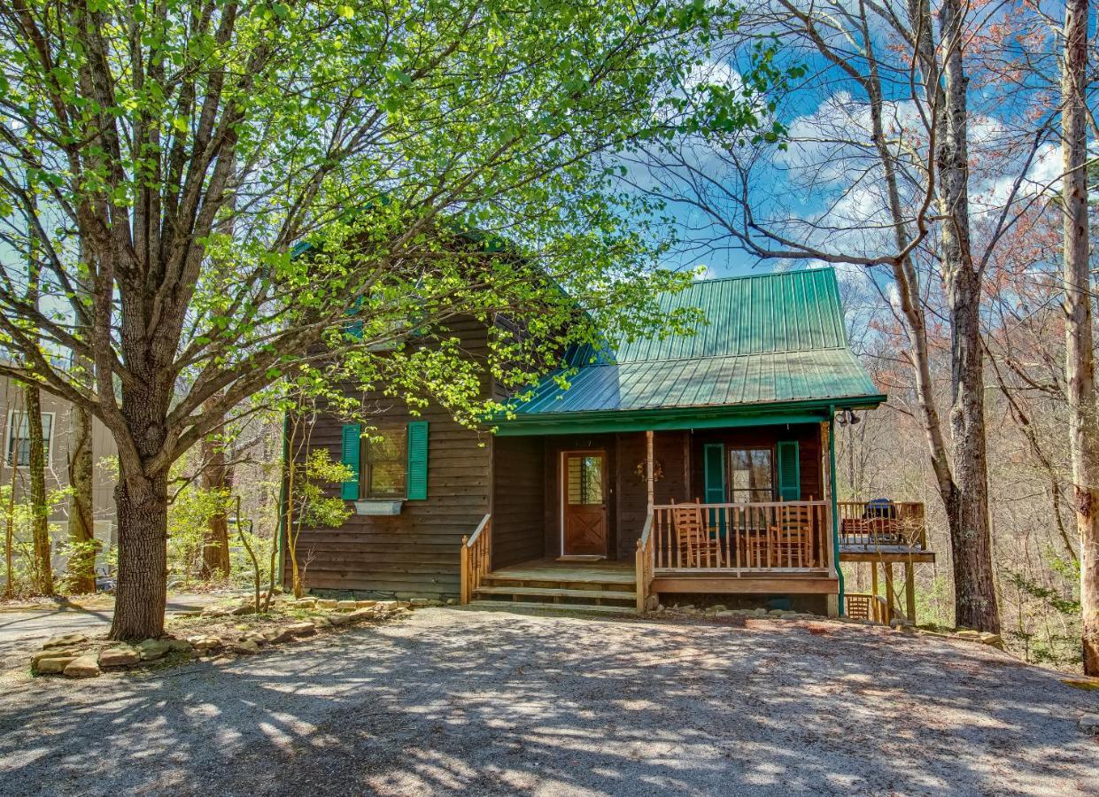 North Ridge Place Brand New Log Cabin With Hot Tub Great Location Севьервилл Экстерьер фото